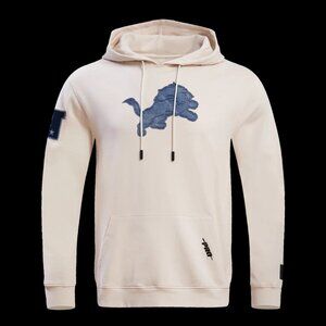 NFL DETROIT LIONS VARSITY BLUES MEN'S PULLOVER HOODIE